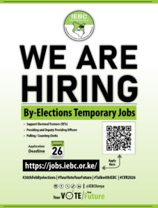 IEBC Jobs advert
