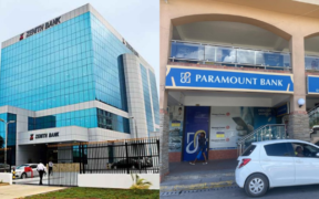 A Photo Collage of Zenith Bank PLC and Paramount Bank Limited. PHOTO/ File