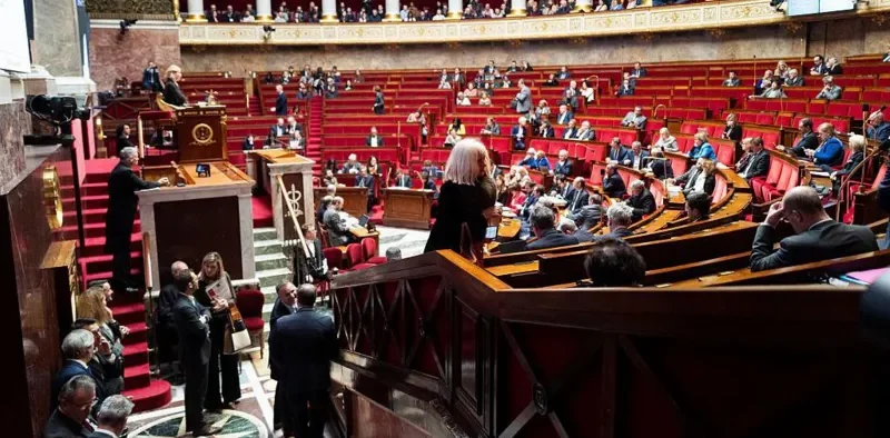 View of the hemicycle at the National Assembly in Paris, France, January 20, 2026 © Sarah Meyssonnier, Reuters
