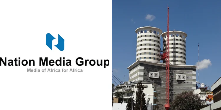 A Photo Collage Of Nation Media Group Building In Nairobi And Its Logo. PHOTO/ File