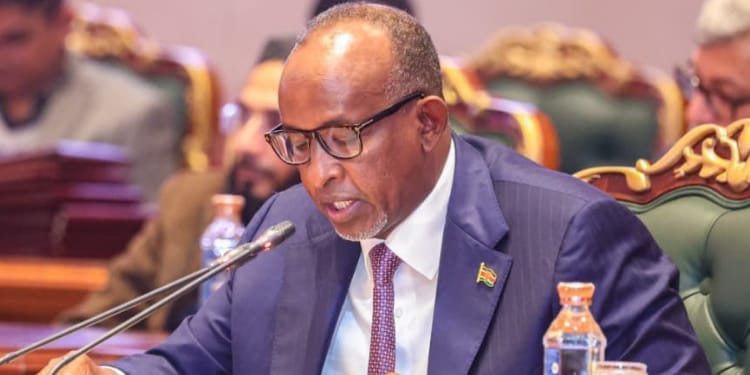 Health CS Aden Duale during a Cabinet Committee on Governance, Social Sector and Public Administration on December 9, 2025