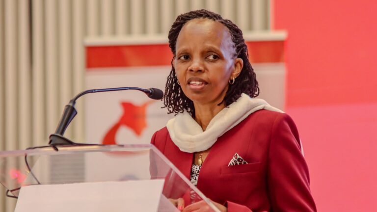 KUCCPS CEO Dr. Agnes Wahome in A Past Event. PHOTO/ File