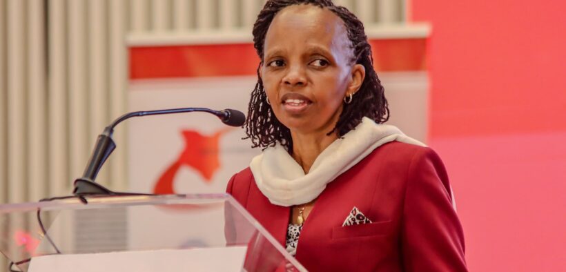 KUCCPS CEO Dr. Agnes Wahome in A Past Event. PHOTO/ File
