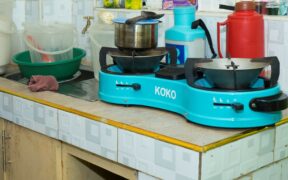 KOKO banner display. The cooking fuel firm is set to officially shut down its operations in Kenya. PHOTO/Courtesy