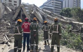 Kenya Red Cross said the building collapsed on the morning of Friday, January 2, in the Shopping Centre area of South C, Nairobi County.