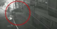 CCTV footage shows the millitary officer beating the victim,,,uMOJA, Nairobi