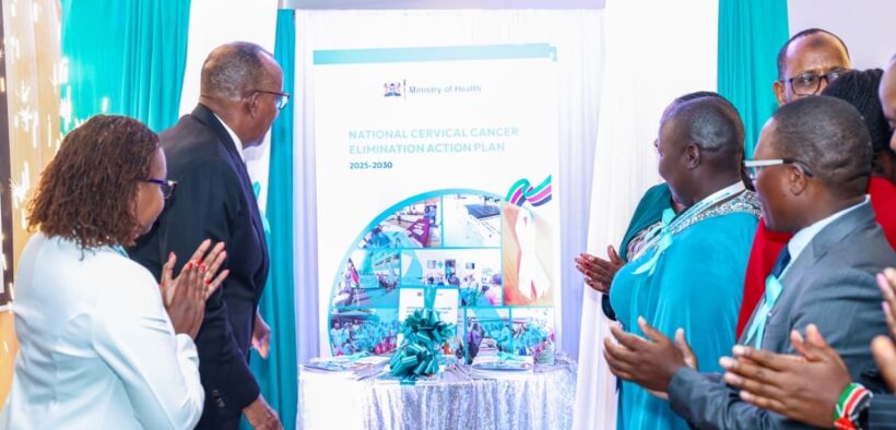 CS Aden Duale Leading the 𝐋𝐚𝐮𝐧𝐜𝐡𝐞 of 𝐍𝐚𝐭𝐢𝐨𝐧𝐚𝐥 𝐂𝐞𝐫𝐯𝐢𝐜𝐚𝐥 𝐂𝐚𝐧𝐜𝐞𝐫 𝐄𝐥𝐢𝐦𝐢𝐧𝐚𝐭𝐢𝐨𝐧 𝐀𝐜𝐭𝐢𝐨𝐧 𝐏𝐥𝐚𝐧 𝟐𝟎𝟐𝟔–𝟐𝟎𝟑𝟎. PHOTO/Courtesy