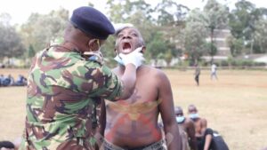 KDF recruitment exercise on November 26, 2021. [Courtesy: Ministry of Defence]