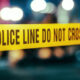 The image shows crime tape in a crime scene Image/Pin
