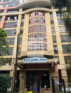 The photo shows the exterior of ACK Garden House,the office block where KUCCPS is based Image/Loyd Masika