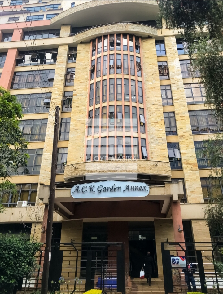 The photo shows the exterior of ACK Garden House,the office block where KUCCPS is based Image/Loyd Masika