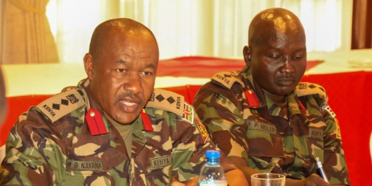 KDF officials met with their colleagues from Indian Army. PHOTO/KDF.