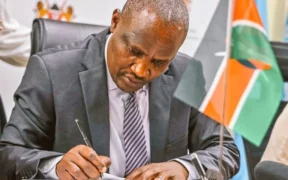 CS Mbadi during signing of loan deal with IFAD on June 23, 2025.PHOTO/@KeTreasury/X
