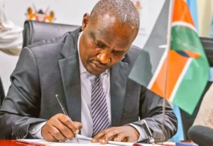 CS Mbadi during signing of loan deal with IFAD on June 23, 2025.PHOTO/@KeTreasury/X