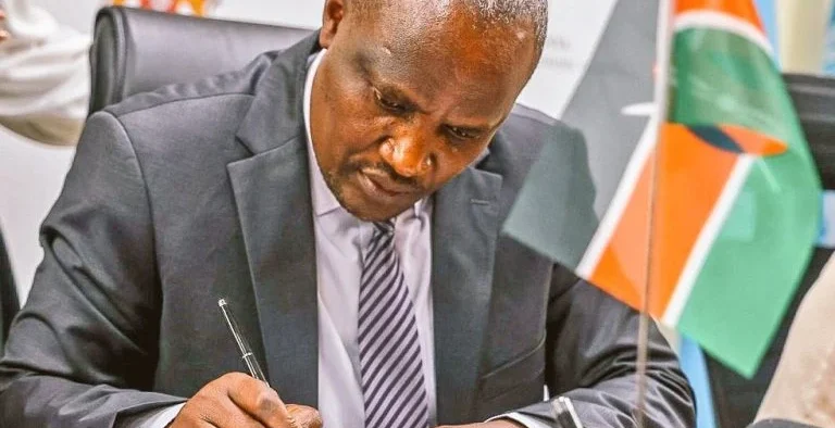 CS Mbadi during signing of loan deal with IFAD on June 23, 2025.PHOTO/@KeTreasury/X