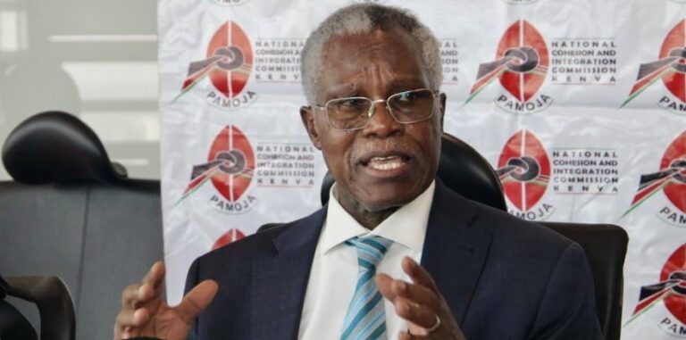 National Cohesion and Integration Commission outgoing Chairperson Samuel Kobia at a past event. (Photo: NCIC)