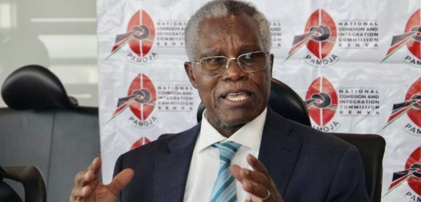 National Cohesion and Integration Commission outgoing Chairperson Samuel Kobia at a past event. (Photo: NCIC)
