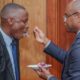 Senate Speaker Amason Kingi with Corporal John Lwane Lumumba