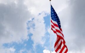 American flag flying on top of the White House. PHOTO/GOP.