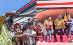 President William Ruto launched the Nyota Start-Up Capital disbursement of KSh147.5 million for 5,901 beneficiaries from Machakos, Kitui and Makueni counties, Kenyatta Stadium, Machakos town on January 15, 2026. PHOTO/PCS.