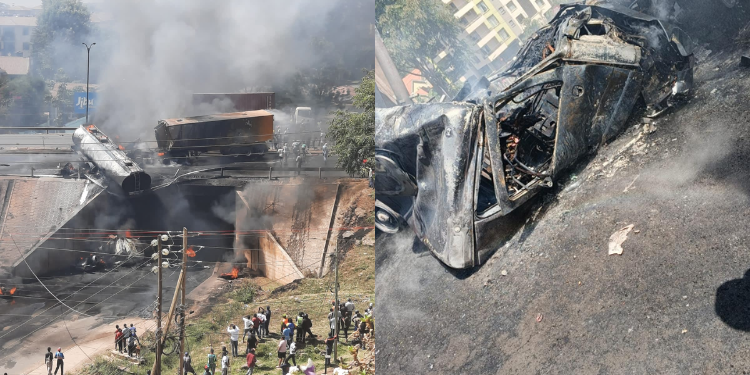 KeNHA has informed motorists and the public of the restoration of traffic on the Nairobi Southern Bypass (Mombasa Road-bound)