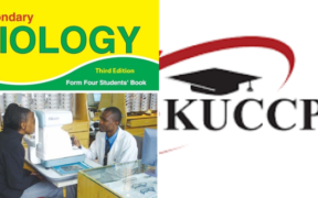 A photo collage of Biology form four KLB and KUCCPS logo. PHOTO/Courtesy.