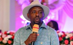 Interior CS Kipchumba Murkomen speaking at Karonai Village, Moiben Sub-County, Uasin Gishu County on January 3, 2026. PHOTO/Murkomen X.