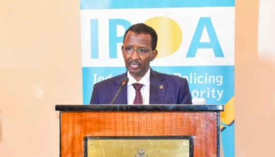 IPOA Chairperson Mr. Ahmed Issack Hassan. PHOTO/