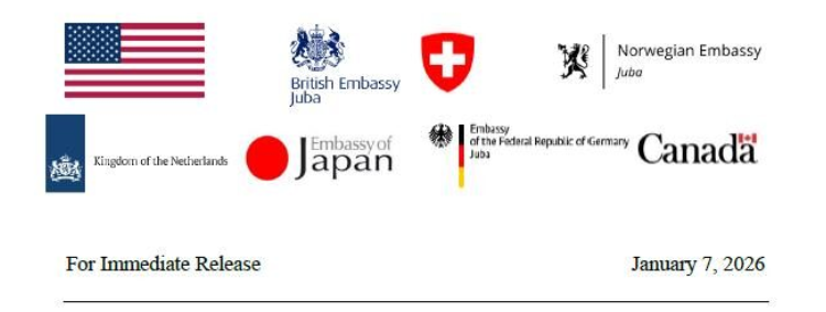 The Embassies of Canada, Germany, Japan, the Netherlands, Norway, Switzerland, the United Kingdom, and the United States condemn a reported order issued by SPLM/A-IO Major General John Luk Bayak in northern Jonglei State for humanitarian organizations to surrender their vehicles