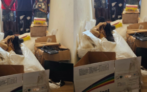 Police have arrested a group of highway robbers and recovered several items, including military boots, computers, and drugs