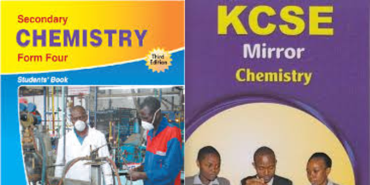 Chemistry form four KLB book and Mirror Revision book. PHOTO/Courtesy.