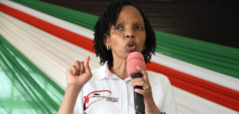 KUCCPS CEO Dr. Agnes Wahome In A Past Event. PHOTO/ File