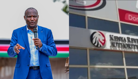 Cabinet Secretary for Treasury has re- appointed three members to the KRA Board Image/Collage photo of CS Mbadi and picture of the KRA building