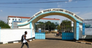The image shows the entrance to Jaramogi Oginga Odinga Teaching and Referral Hospital PHOTO/JM/File