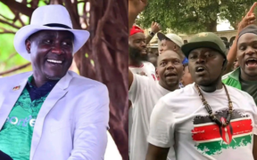 A collage photo of K'ogalo 's die hard fans Jaro Soldier and Taya Dok Photo/File