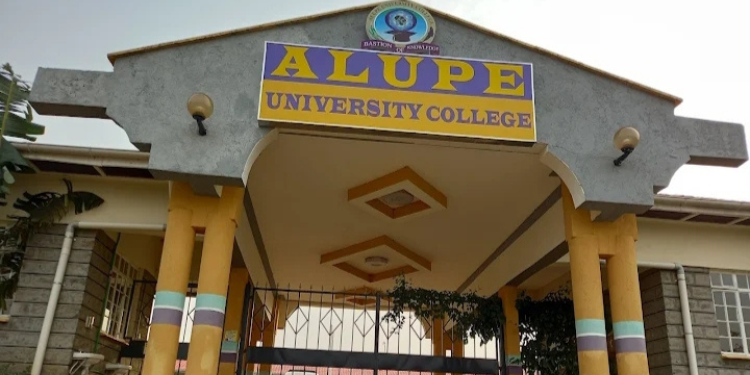 Alupe University entrance to the institution PHOTO/File
