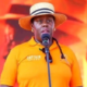 Winnie Odinga pictured addressing the public in an ODM ralleys PHOTO/ODM/X