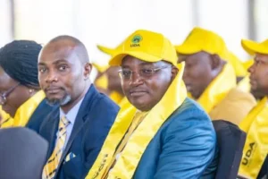 Juja MP George Koimburi at the National Governing Council meeting at State House.PHOTO/https://x.com/WilliamsRuto/X.