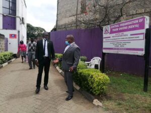 Signpost Showing the Entrance to COTU Buildings. PHOTO/ COTU