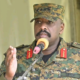 Uganda’s Chief of Defence Forces General Muhoozi Kainerugaba in a Past Address. PHOTO/ BBC