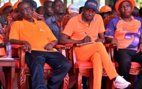 ODM Team Led By Dr. Oburu Oginga and Governor Simba Arati. PHOTO/ File