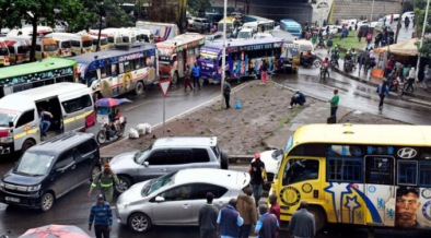 Matatus and Personal Vehicles Stuck in Traffic In One of the Nairobi City Highways. PHOTO/ File