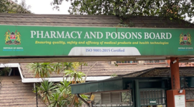 Pharmacy and Poisons Board Entrance Gate in Nairobi. PHOTO/ PPB