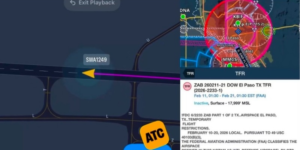 Information Displayed by FAA Concerning Flights To El Paso. PHOTO/ File 