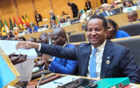 Somalian Delegate During the Voting Process To Include Somalia in African Union Peace and Security Council (PSC). PHOTO/ File