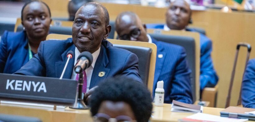 President William Ruto during the 39th Ordinary Session of the Assembly of Heads of State and Government in Addis Ababa, Ethiopia. PHOTO/@WilliamsRuto/X