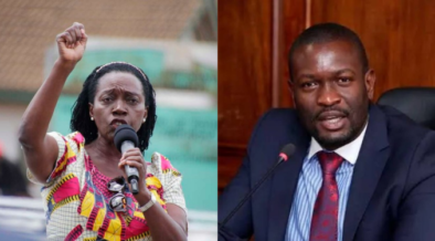 A Photo Collage of Martha Karua and Edwin Sifuna. Photo/ File