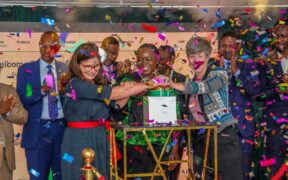 Cabinet Secretary for Environment, Climate Change and Forestry, Dr. Deborah Barasa leading the launch of National Carbon Registry. PHOTO/Courtesy