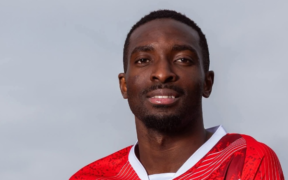 Collins Sichenje first picture after signing for Charlton FC PHOTO/Charlton Athletic Gallery