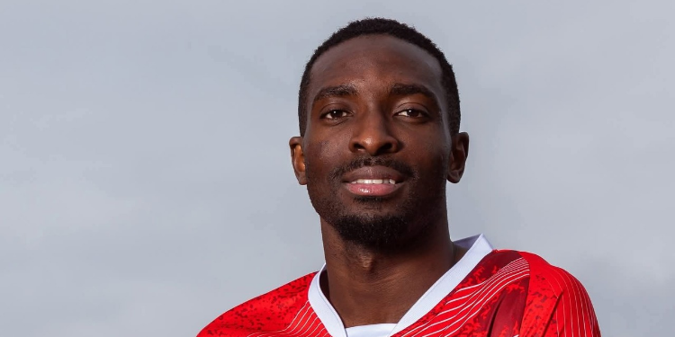 Collins Sichenje first picture after signing for Charlton FC PHOTO/Charlton Athletic Gallery